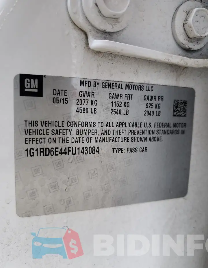 1G1RD6E44FU143084 Photo# 12