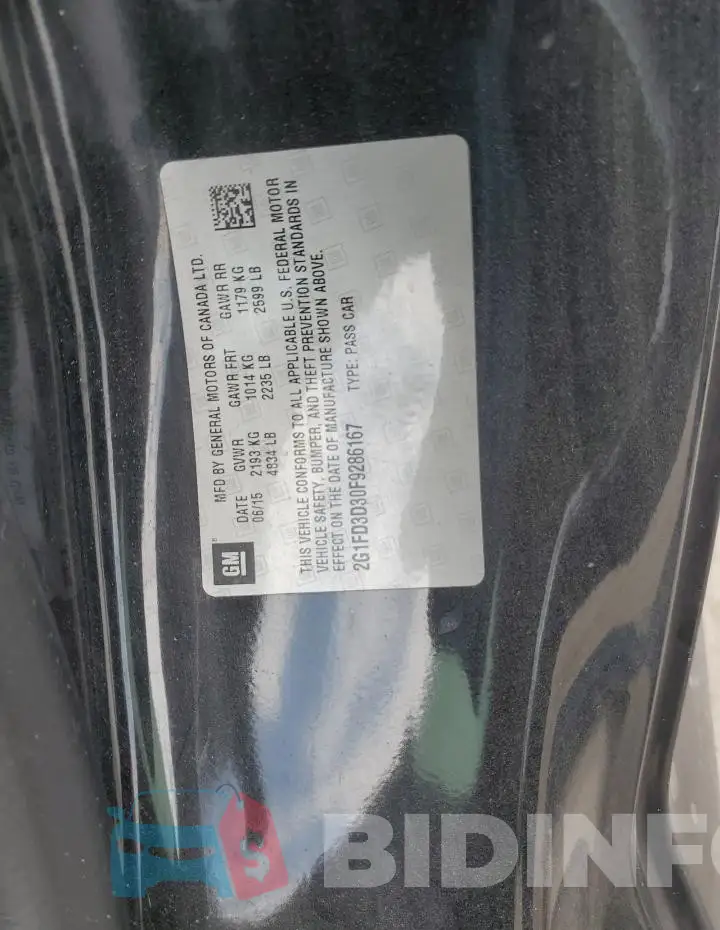 2G1FD3D30F9286167 Photo# 13