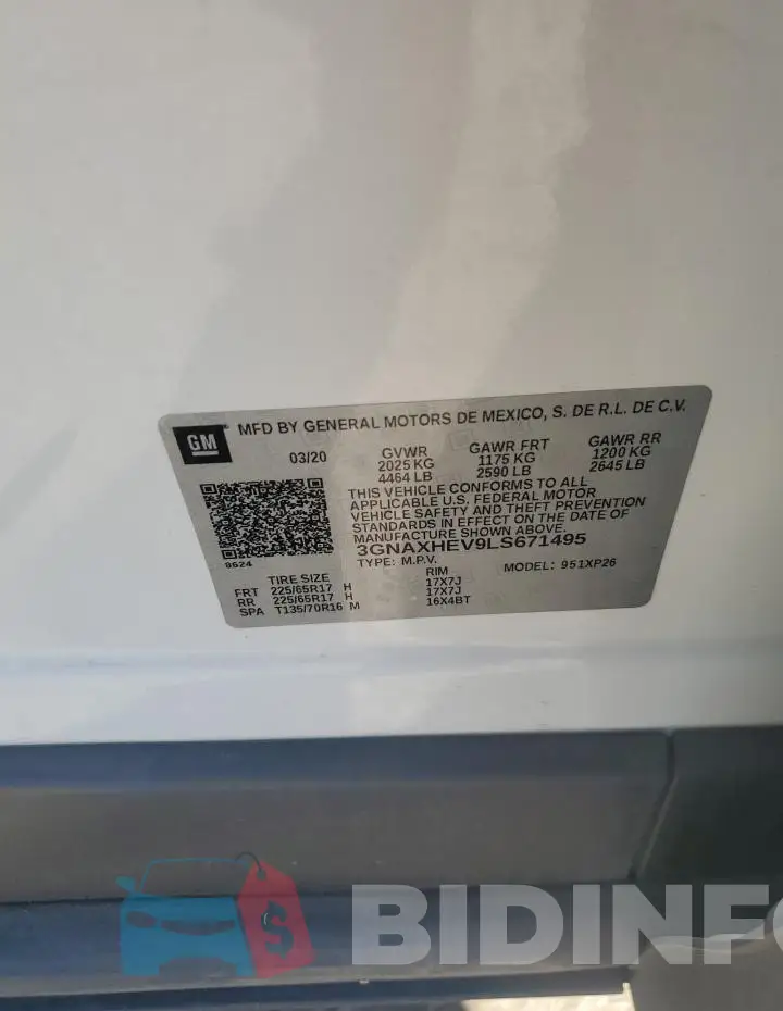 3GNAXHEV9LS671495 Photo# 13