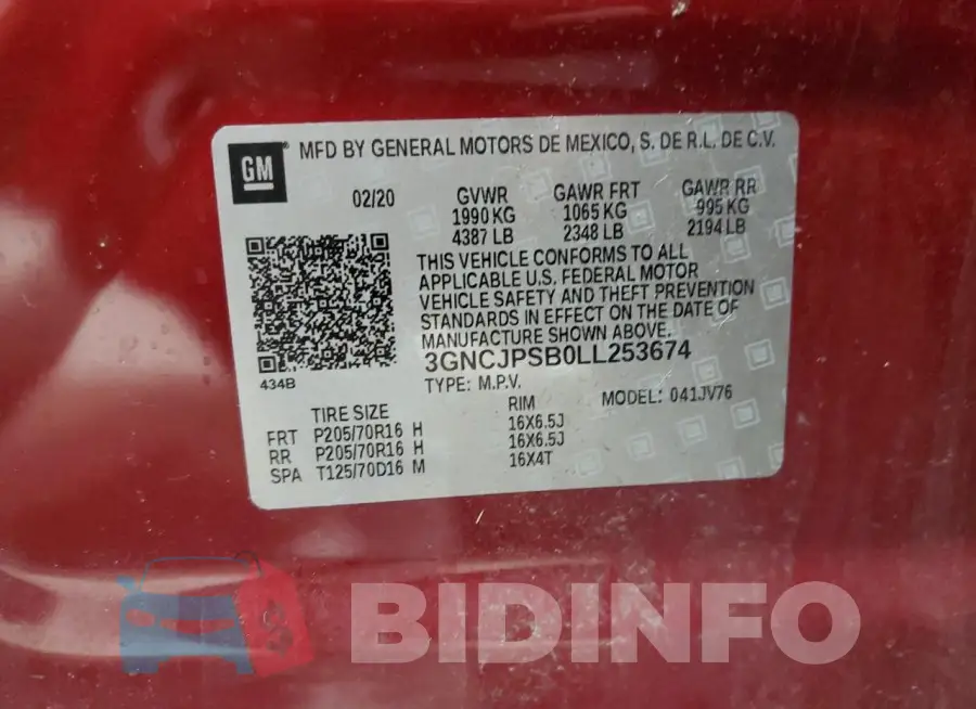 3GNCJPSB0LL253674 Photo# 13