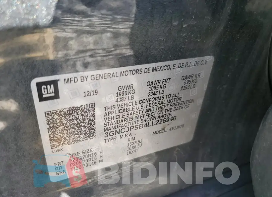 3GNCJPSB4LL226946 Photo# 13