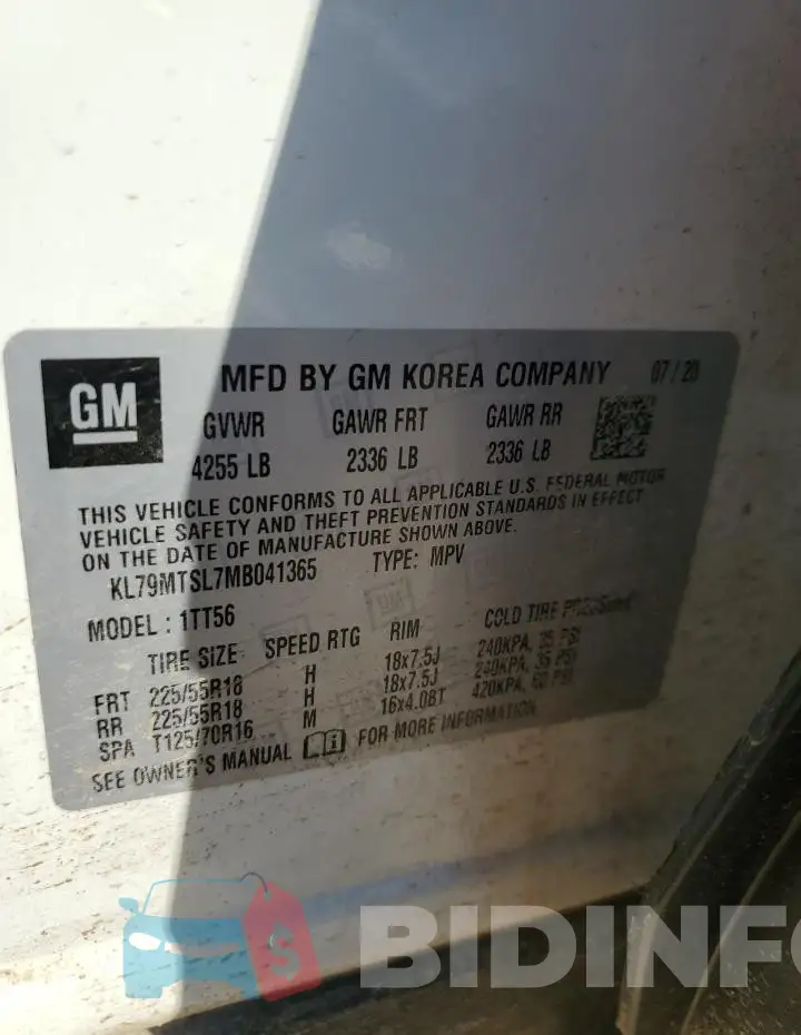 KL79MTSL7MB041365 Photo# 13