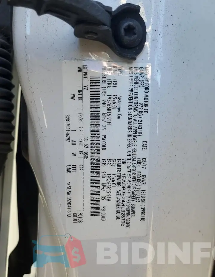 1FADP3E24HL328708 Photo# 13