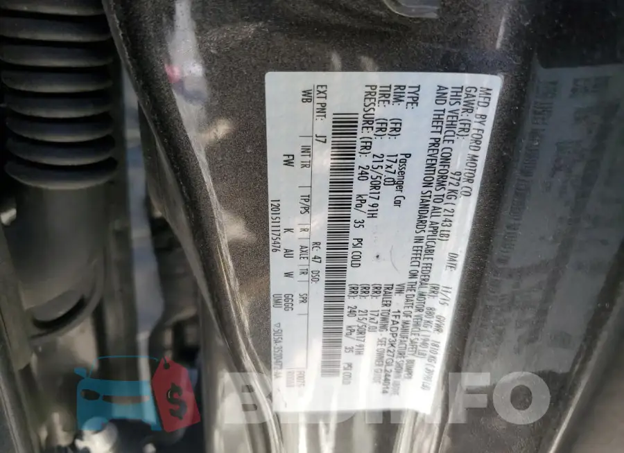 1FADP3K27GL244014 Photo# 13