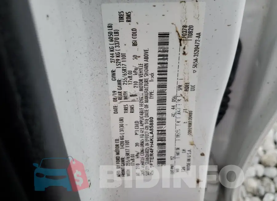 1FTER4FH4KLA85880 Photo# 13