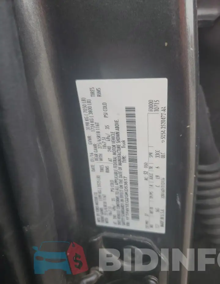 1FTFW1EG2GKD53617 Photo# 12