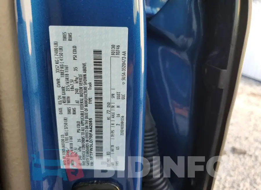 1FTFW3LD7RFA42085 Photo# 12