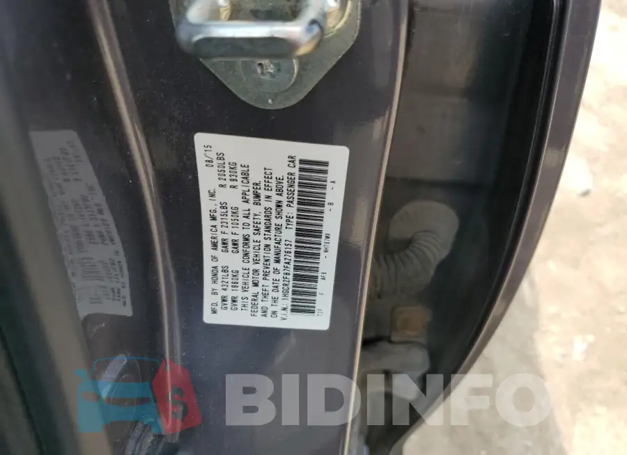 1HGCR2F87FA276157 Photo# 12