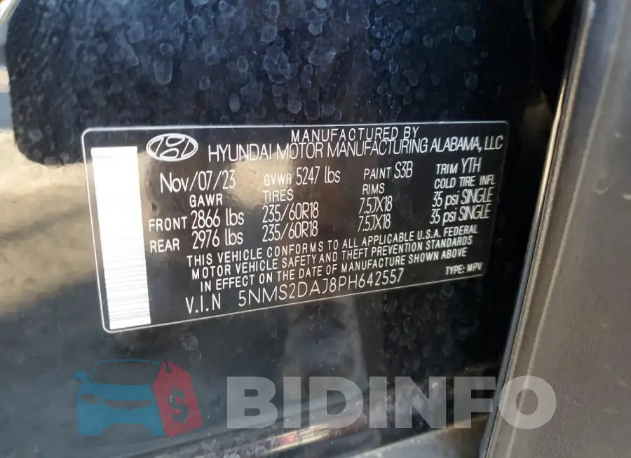 5NMS2DAJ8PH642557 Photo# 13