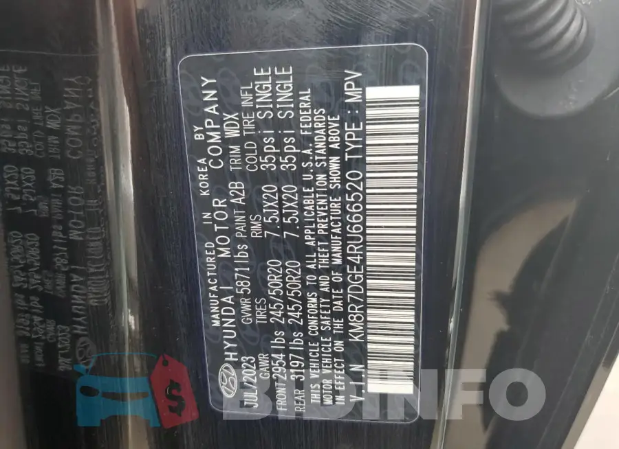 KM8R7DGE4RU666520 Photo# 14