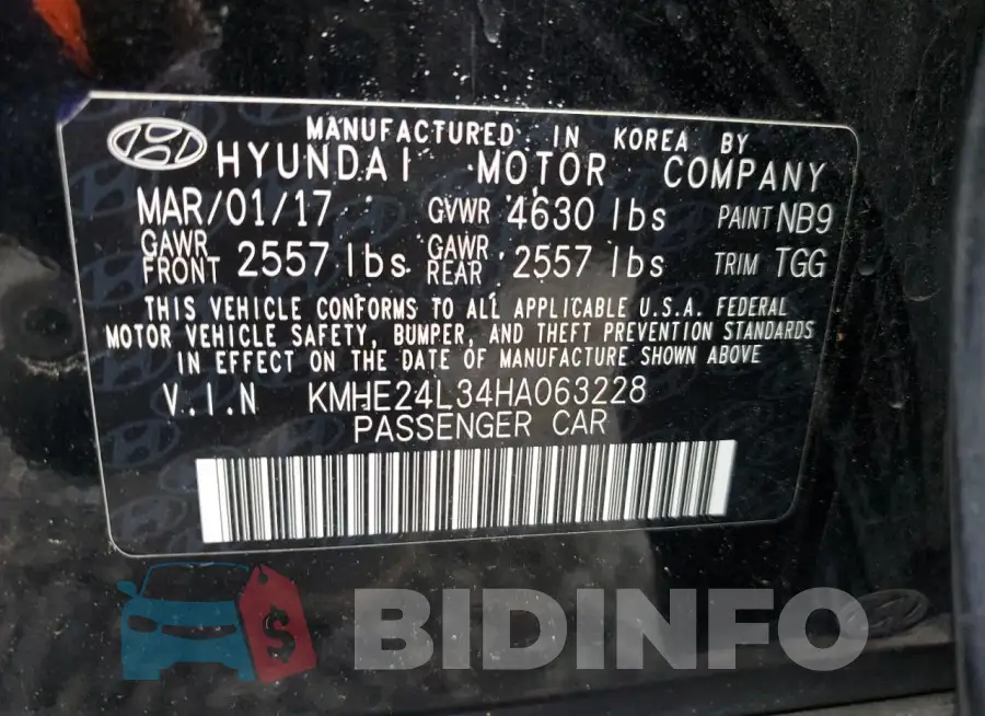 KMHE24L34HA063228 Photo# 12
