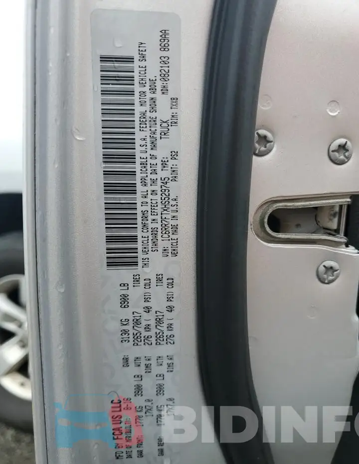 1C6RR7FTXHS529745 Photo# 12