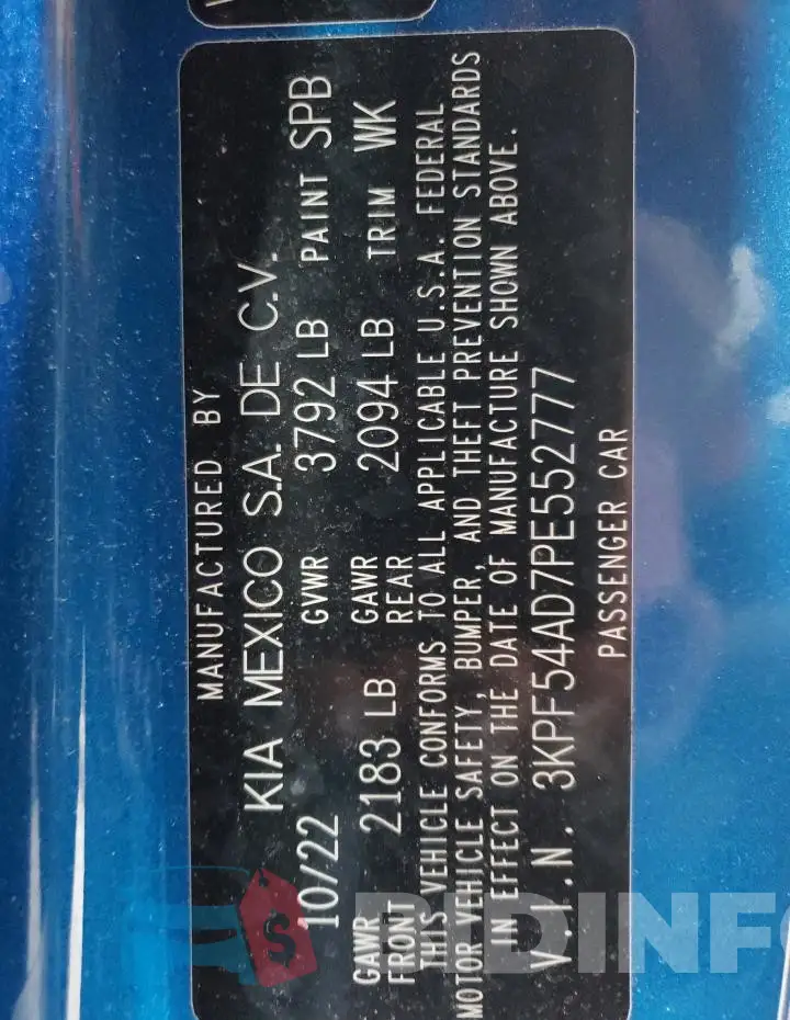 3KPF54AD7PE552777 Photo# 13