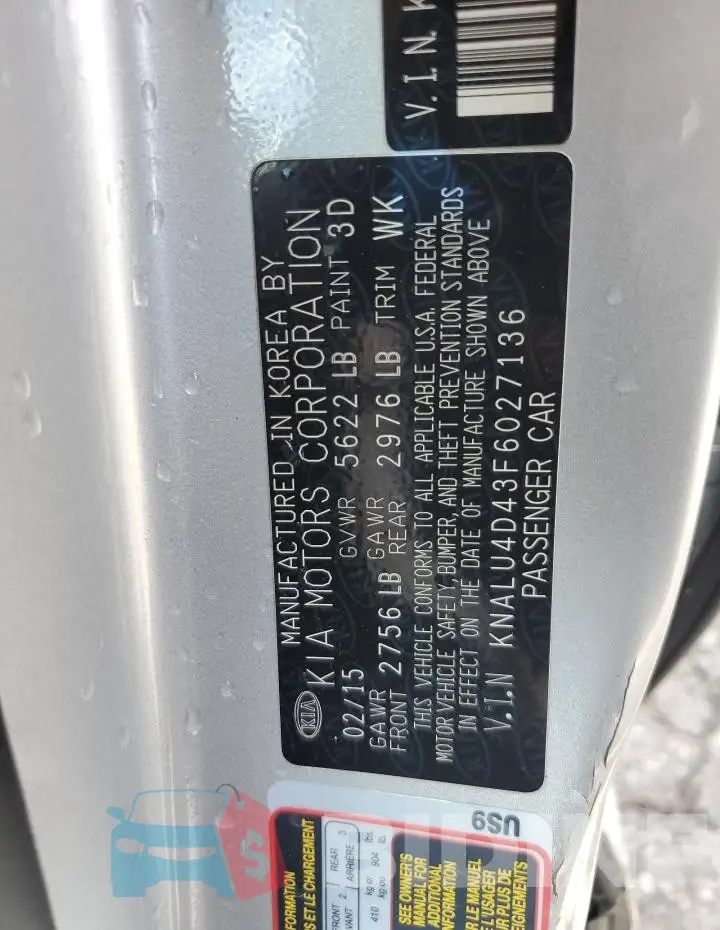 KNALU4D43F6027136 Photo# 12