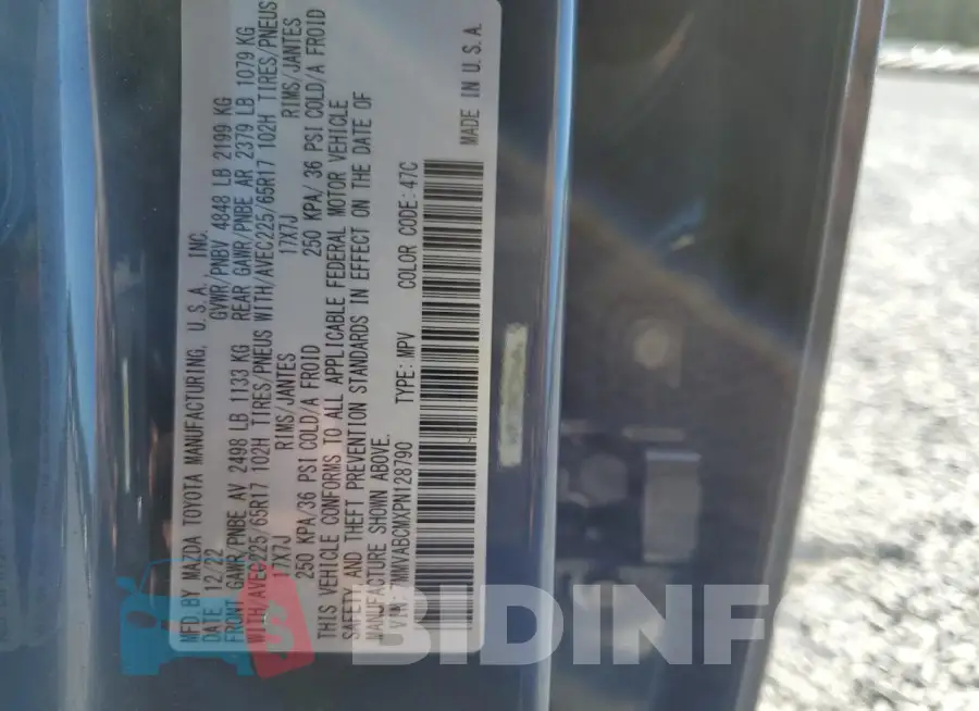 7MMVABCMXPN128790 Photo# 14