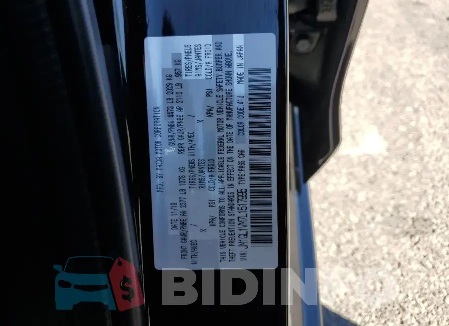JM1GL1VM7L1517995 Photo# 13