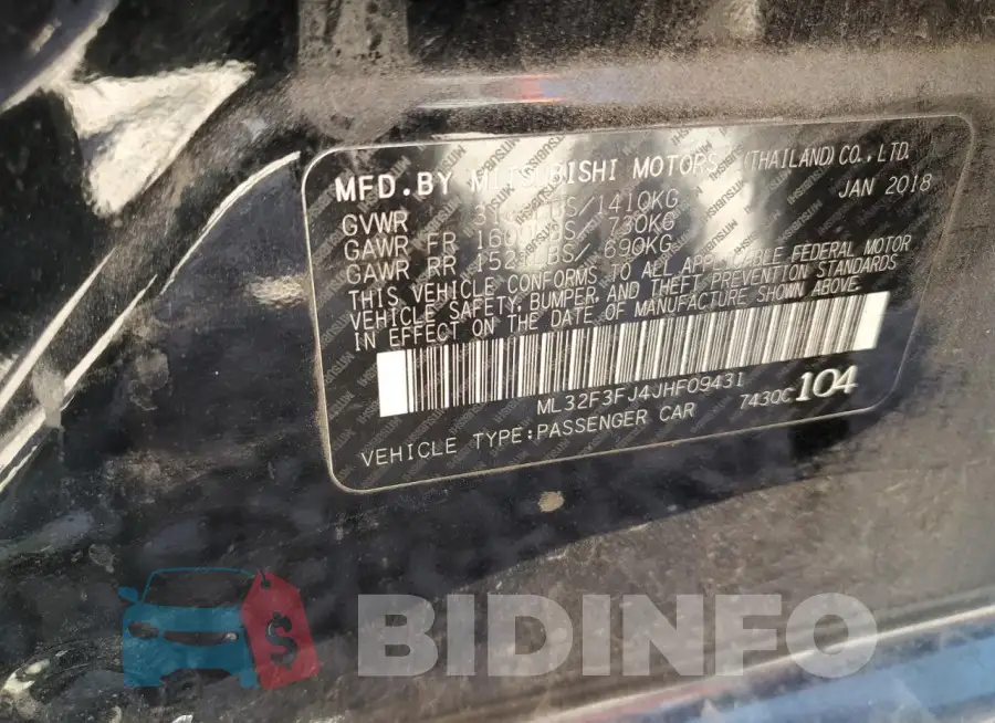 ML32F3FJ4JHF09431 Photo# 13