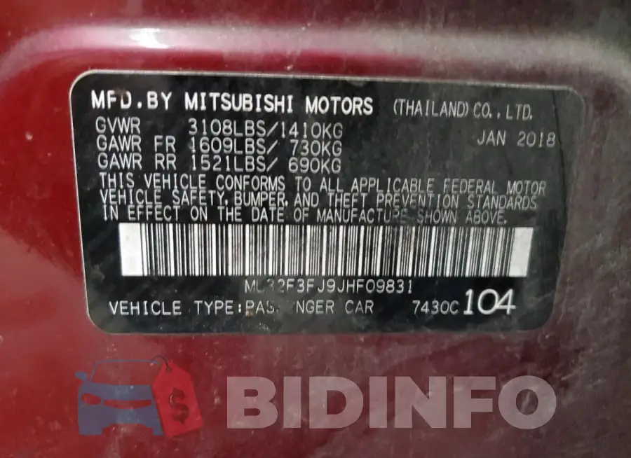 ML32F3FJ9JHF09831 Photo# 13