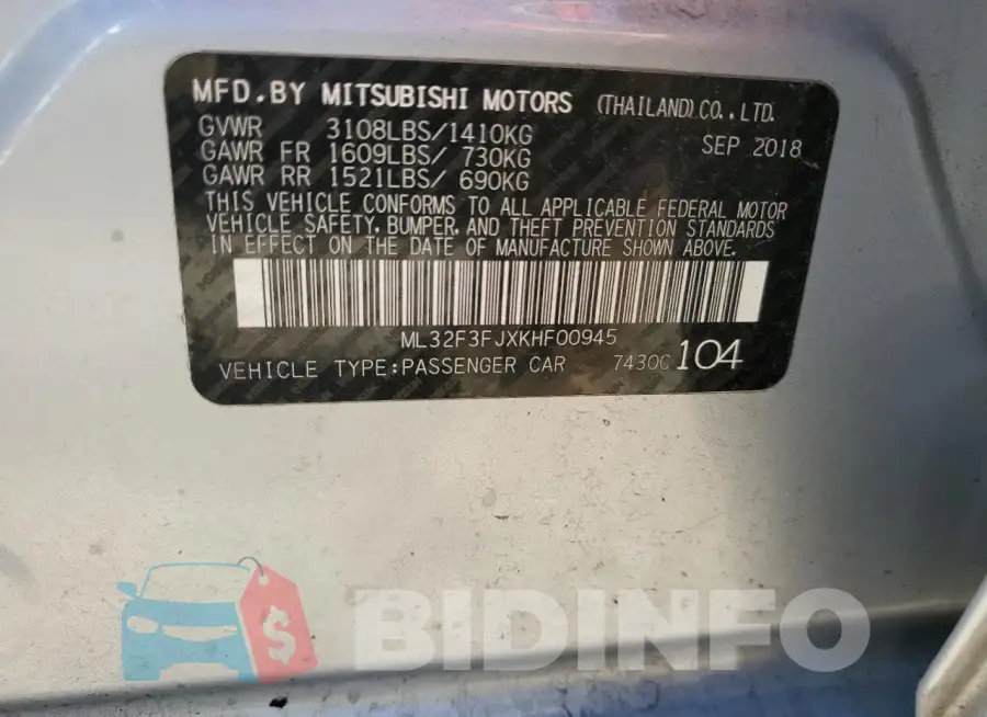 ML32F3FJXKHF00945 Photo# 12