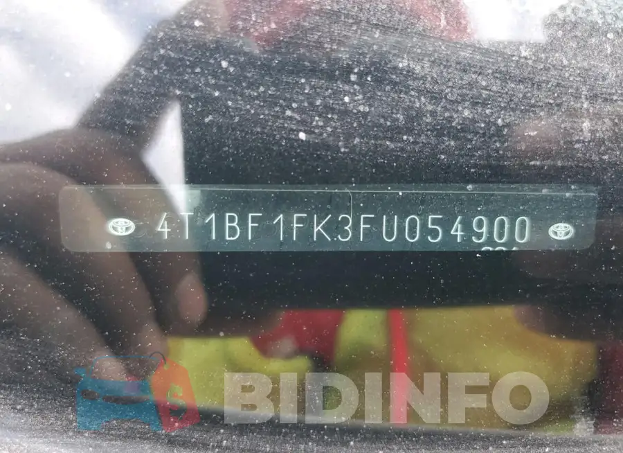 4T1BF1FK3FU054900 Photo# 13
