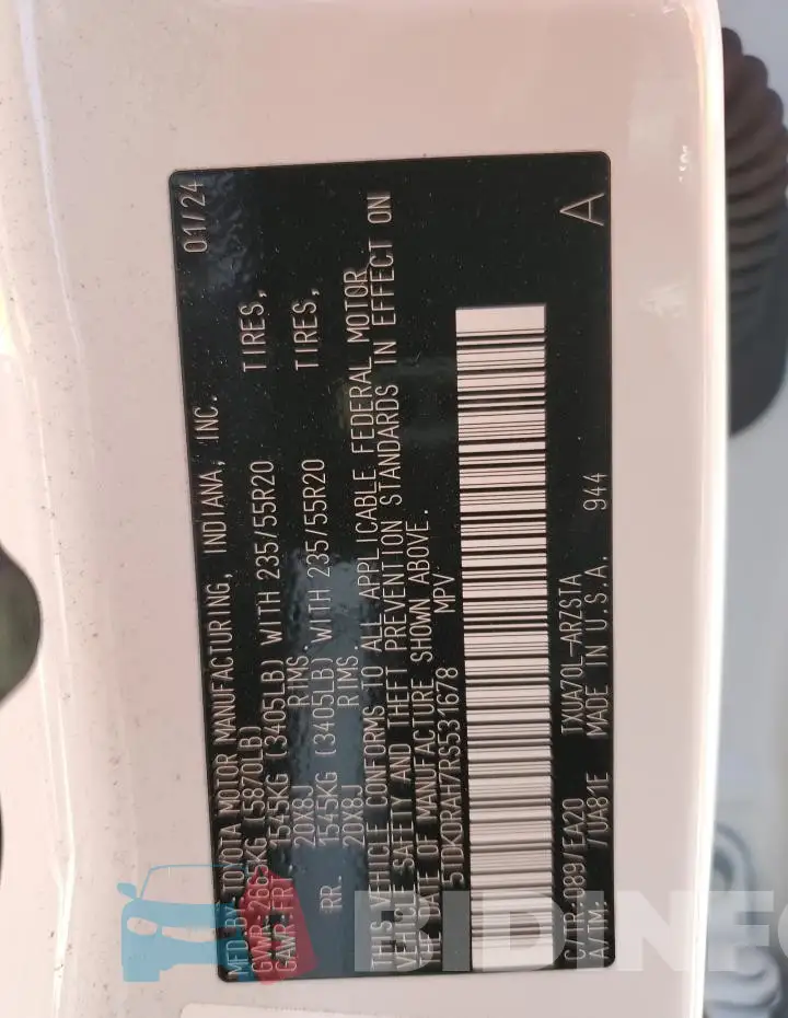 5TDKDRAH7RS531678 Photo# 13