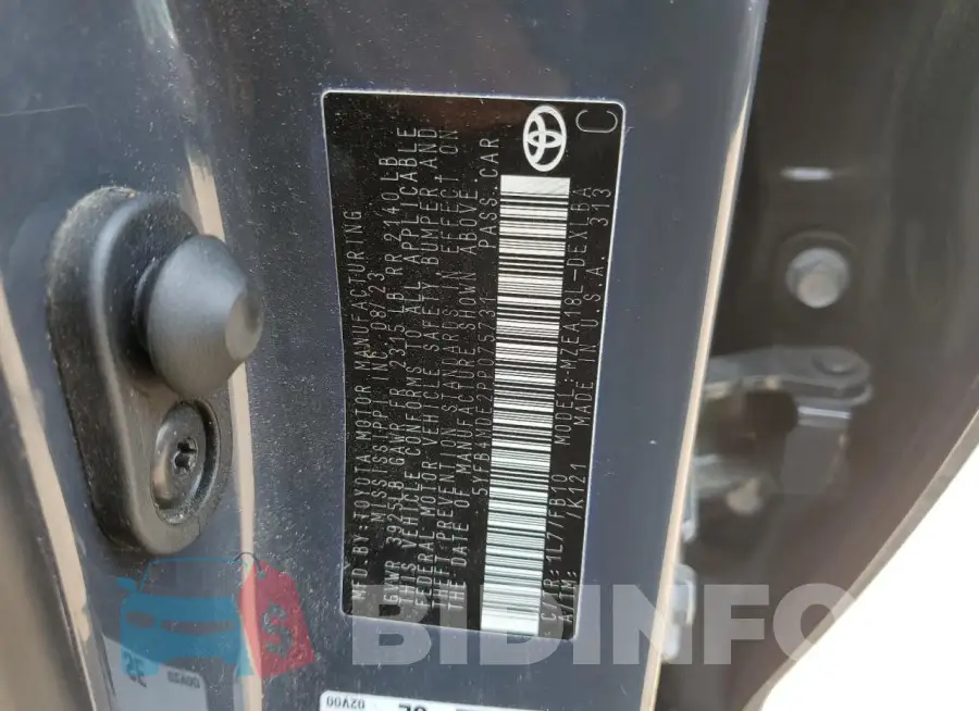 5YFB4MDE2PP075731 Photo# 12