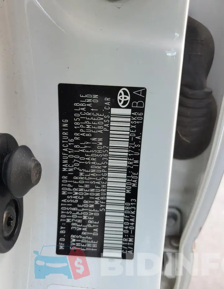 5YFBURHE2GP453652 Photo# 12
