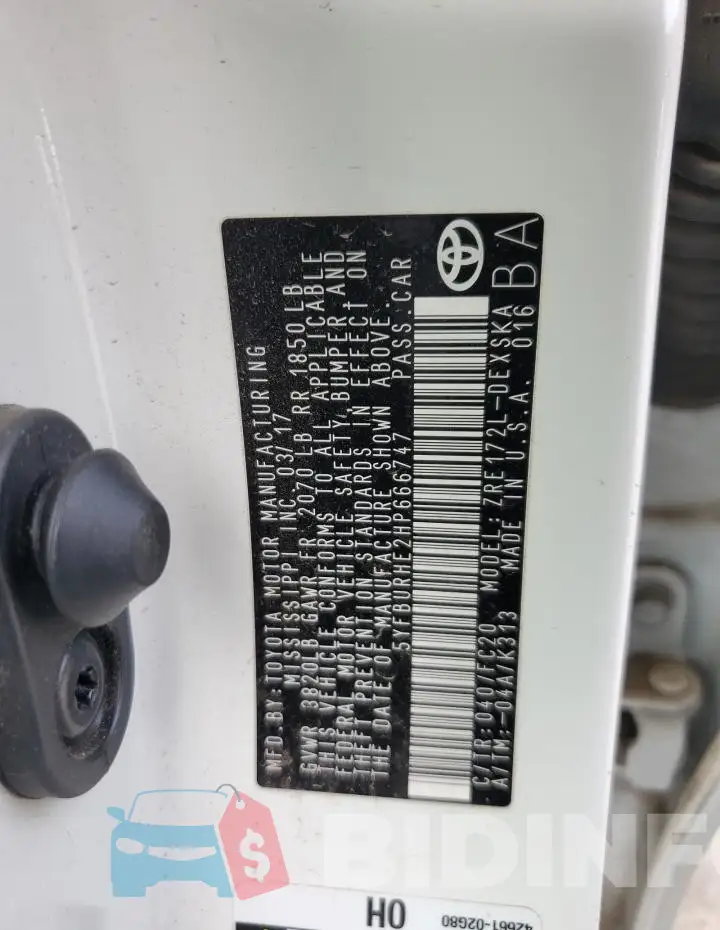 5YFBURHE2HP666747 Photo# 12