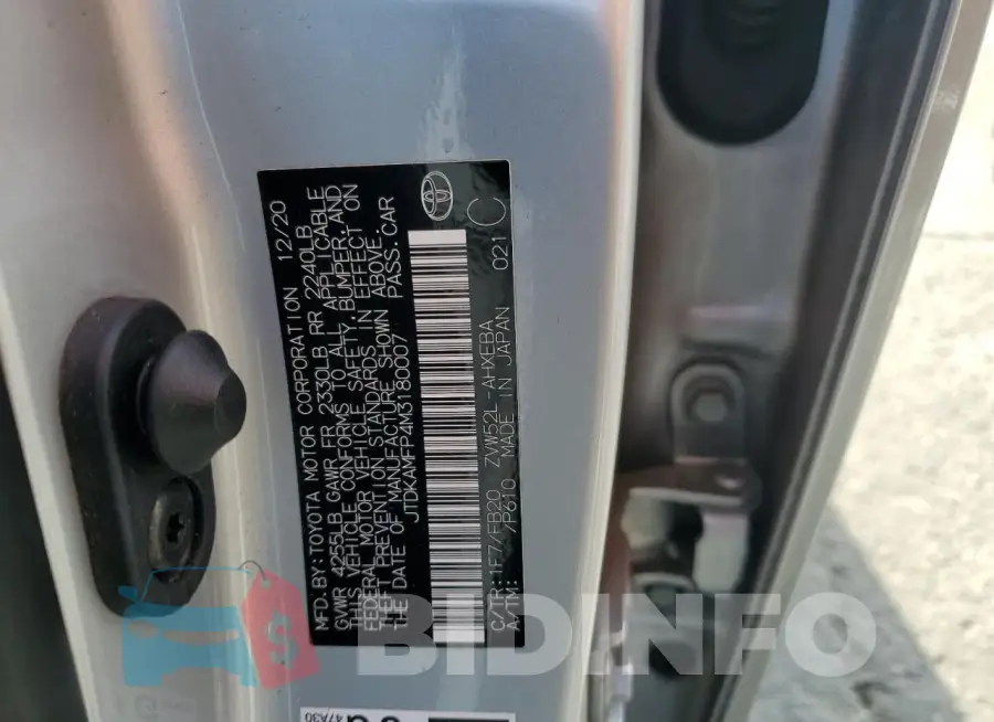 JTDKAMFP4M3180007 Photo# 12