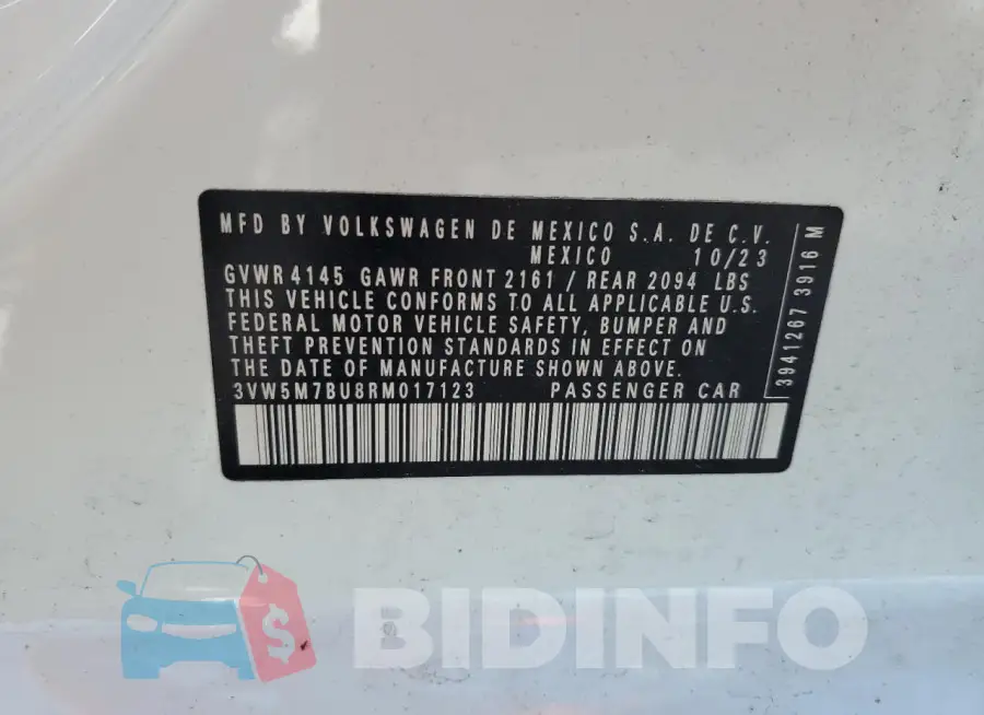 3VW5M7BU8RM017123 Photo# 12