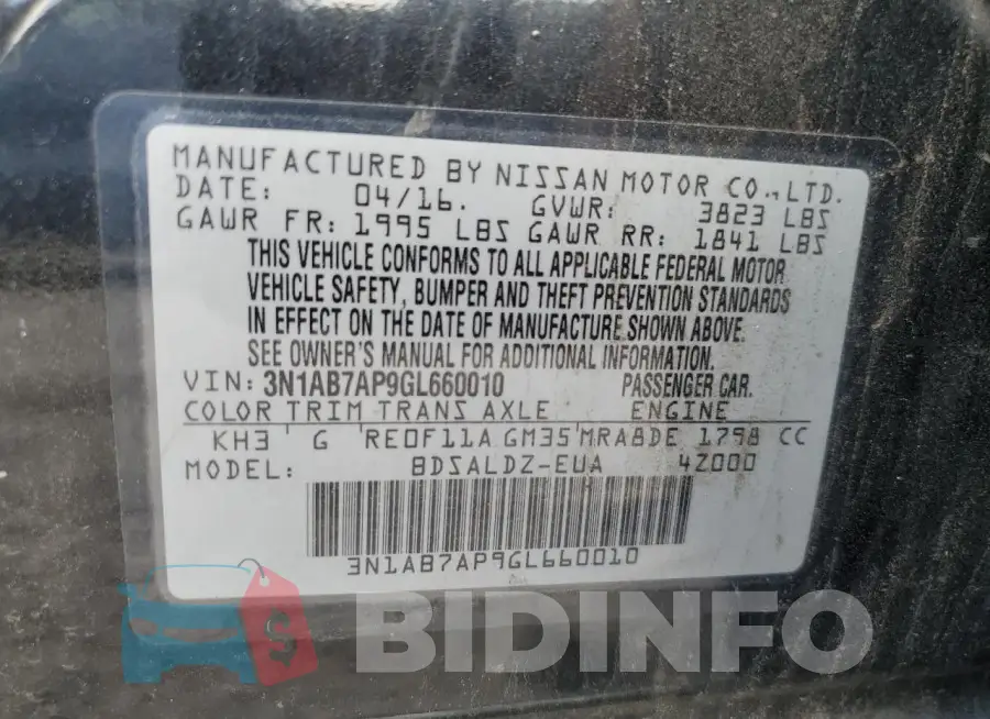 3N1AB7AP9GL660010 Photo# 12