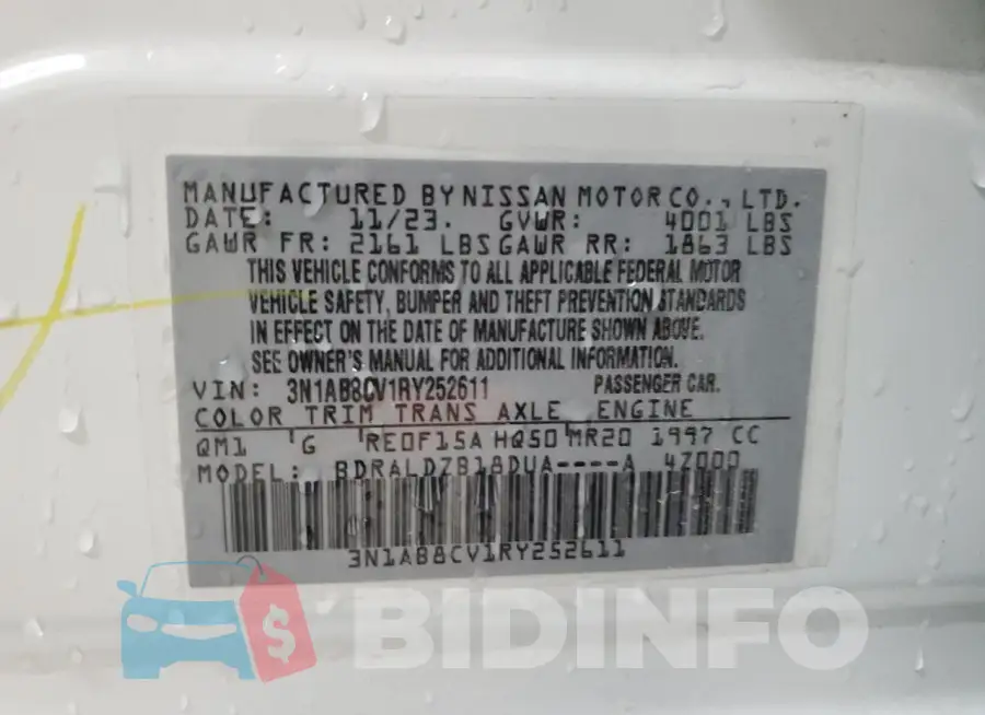 3N1AB8CV1RY252611 Photo# 13