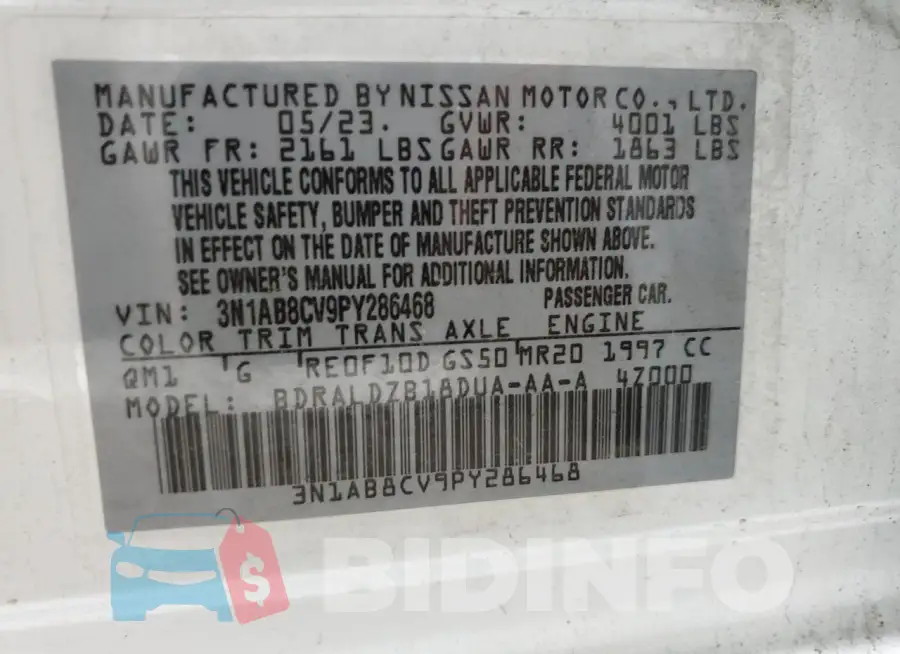 3N1AB8CV9PY286468 Photo# 12