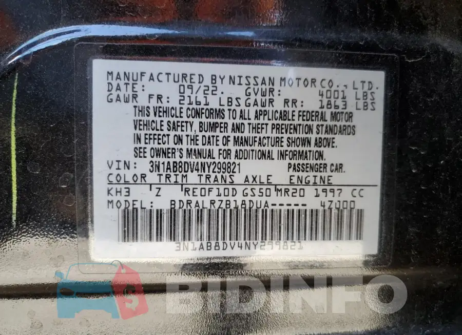 3N1AB8DV4NY299821 Photo# 12