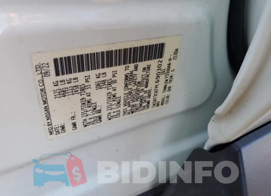 5N1BT3CB7PC690302 Photo# 14