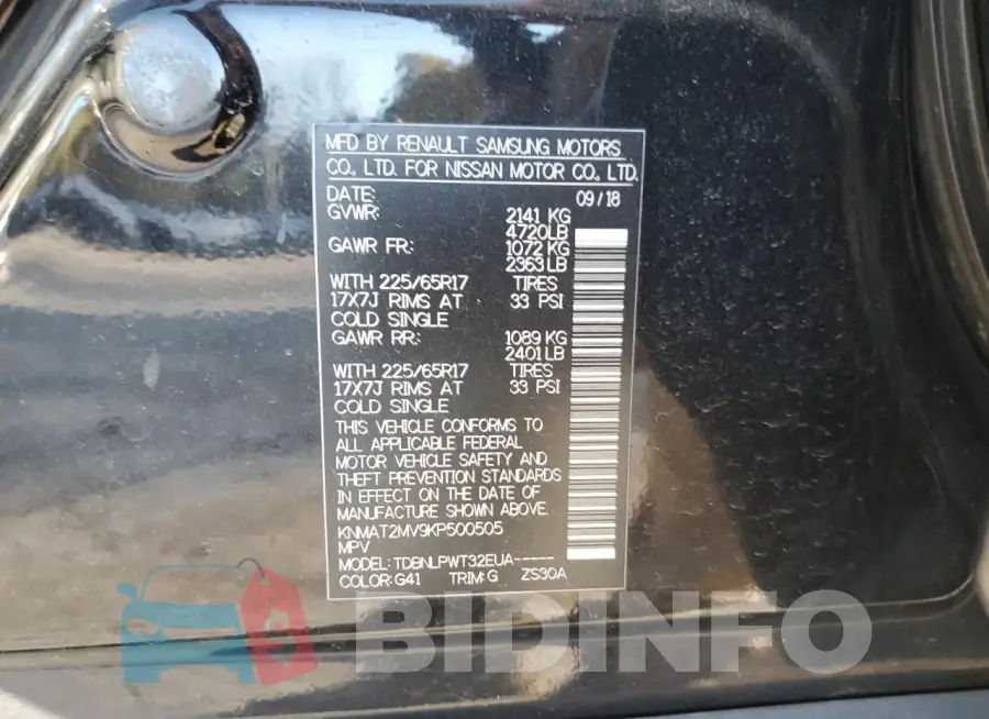 KNMAT2MV9KP500505 Photo# 13
