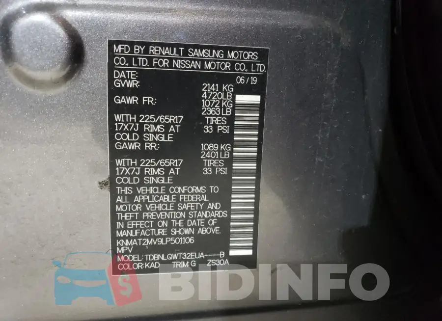 KNMAT2MV9LP501106 Photo# 13