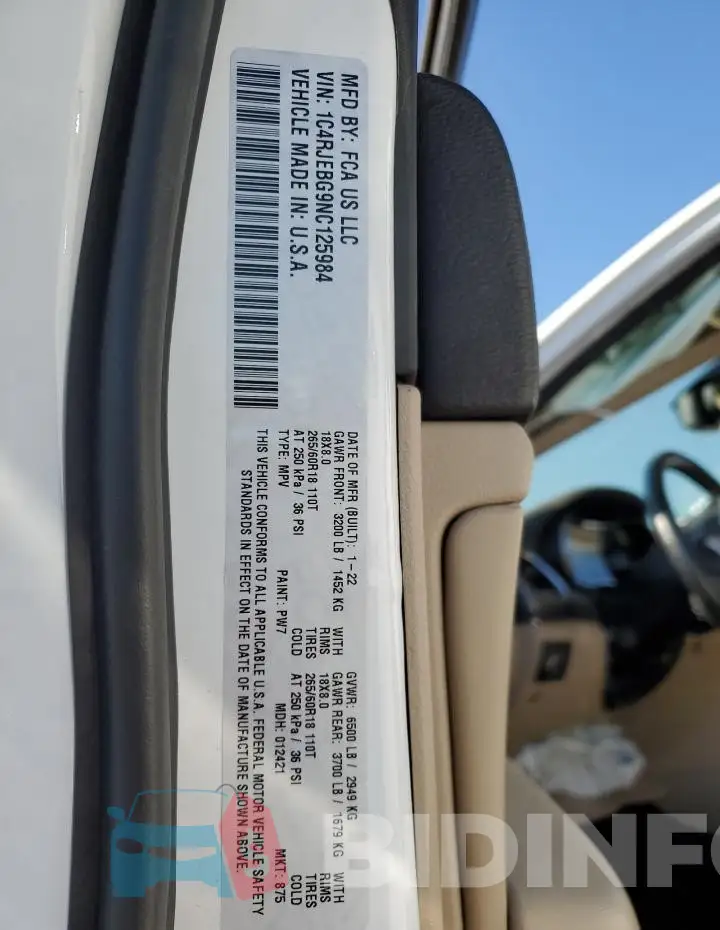 1C4RJEBG9NC125984 Photo# 13