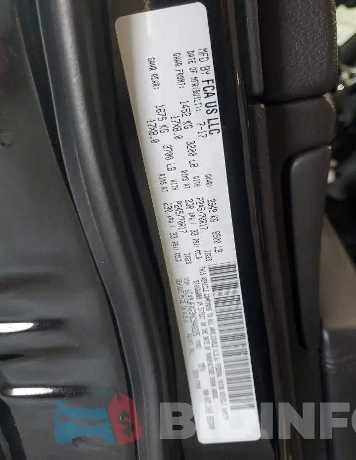1C4RJFAG3HC940225 Photo# 14