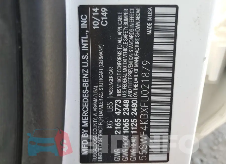 55SWF4KBXFU021879 Photo# 12