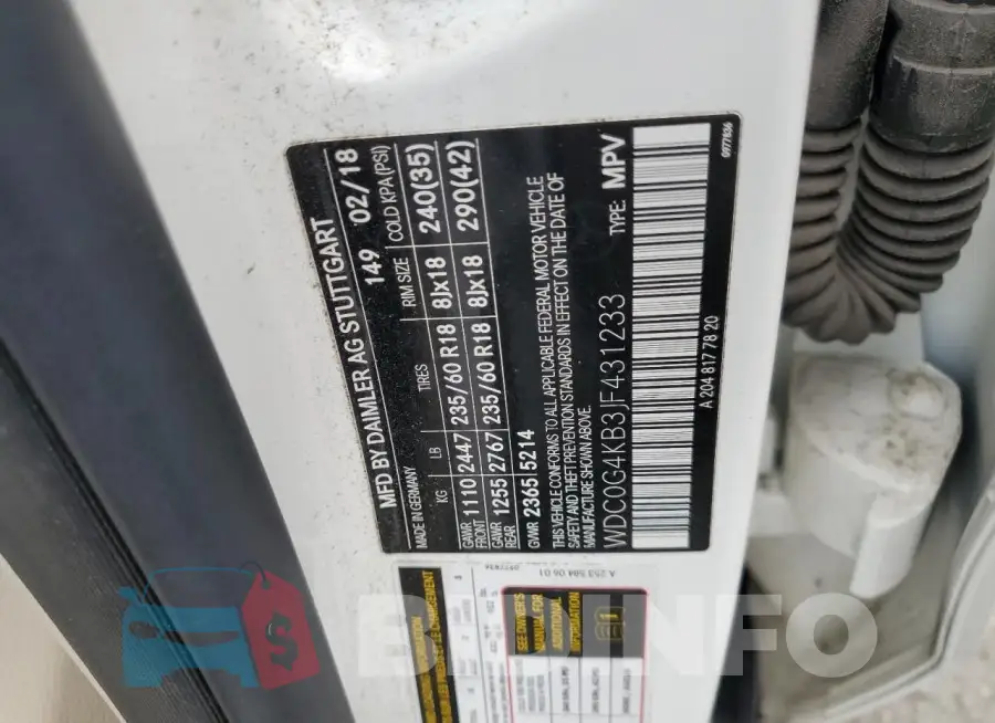 WDC0G4KB3JF431233 Photo# 13