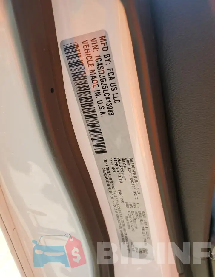 1C4SDJGJ5LC413083 Photo# 14