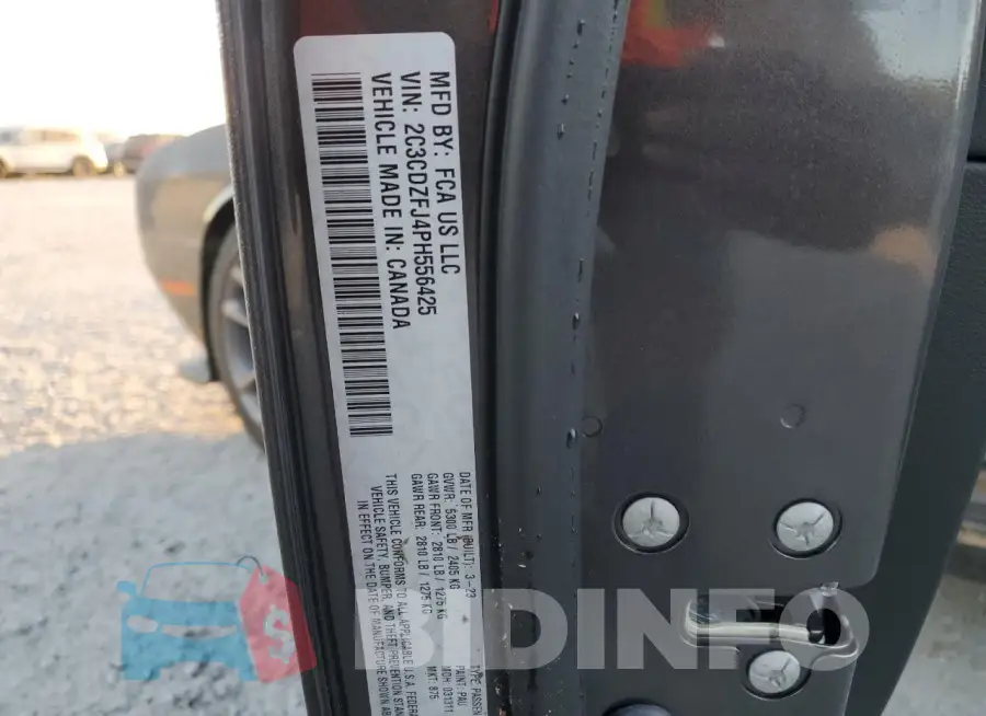 2C3CDZFJ4PH556425 Photo# 12