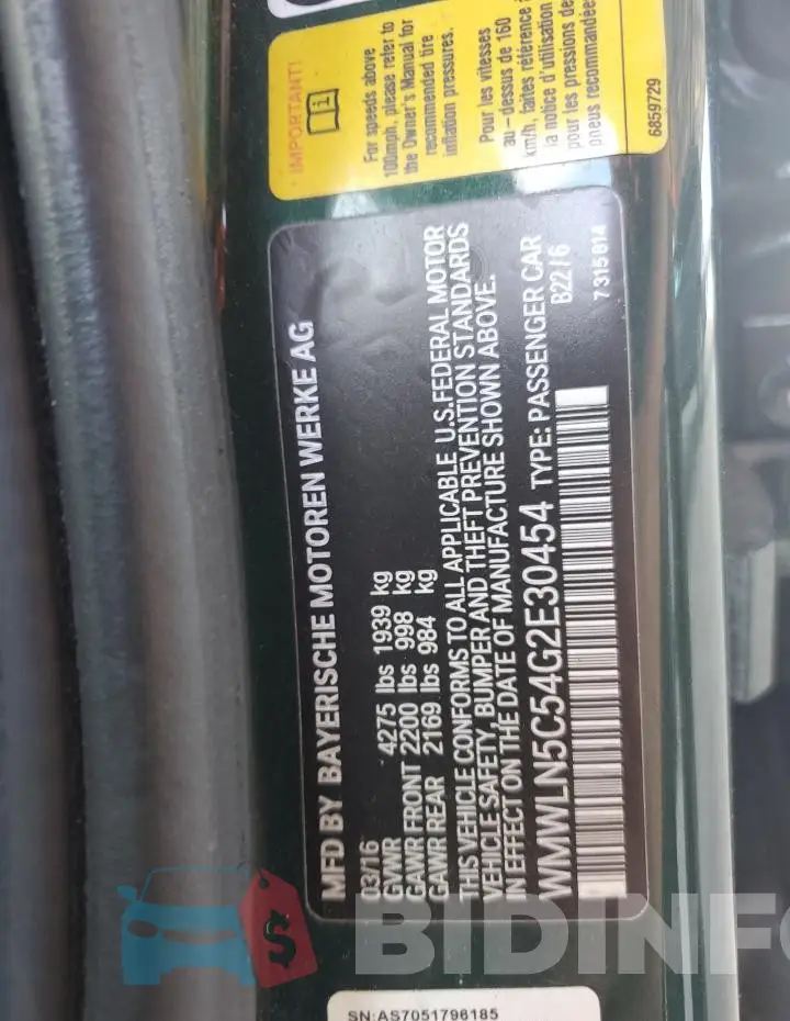 WMWLN5C54G2E30454 Photo# 12