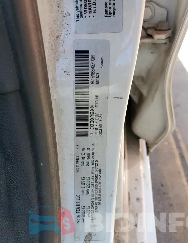 1C3CCCBBXFN663404 Photo# 12