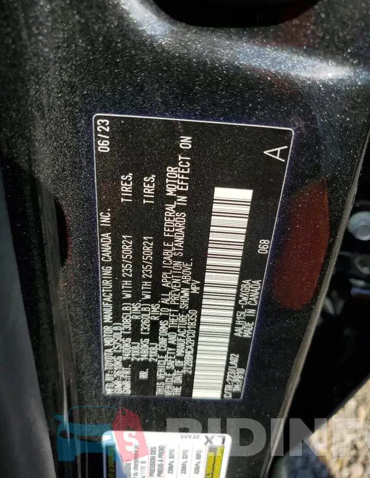 2T2BBMCA2PC018350 Photo# 13