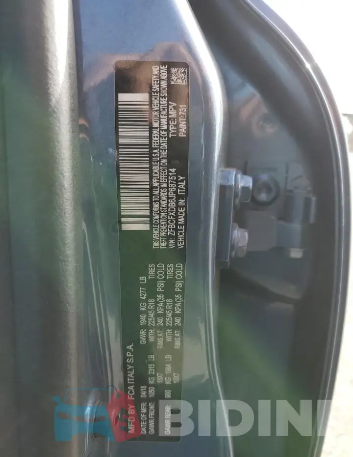 ZFBCFXDB6JP687514 Photo# 12