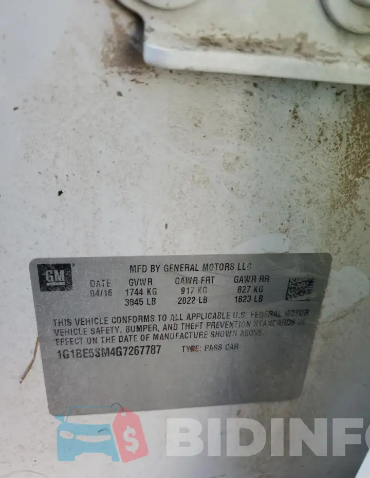 1G1BE5SM4G7267787 Photo# 12