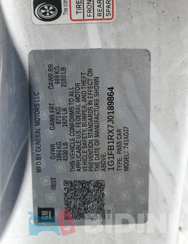 1G1FB1RX7J0189864 Photo# 12