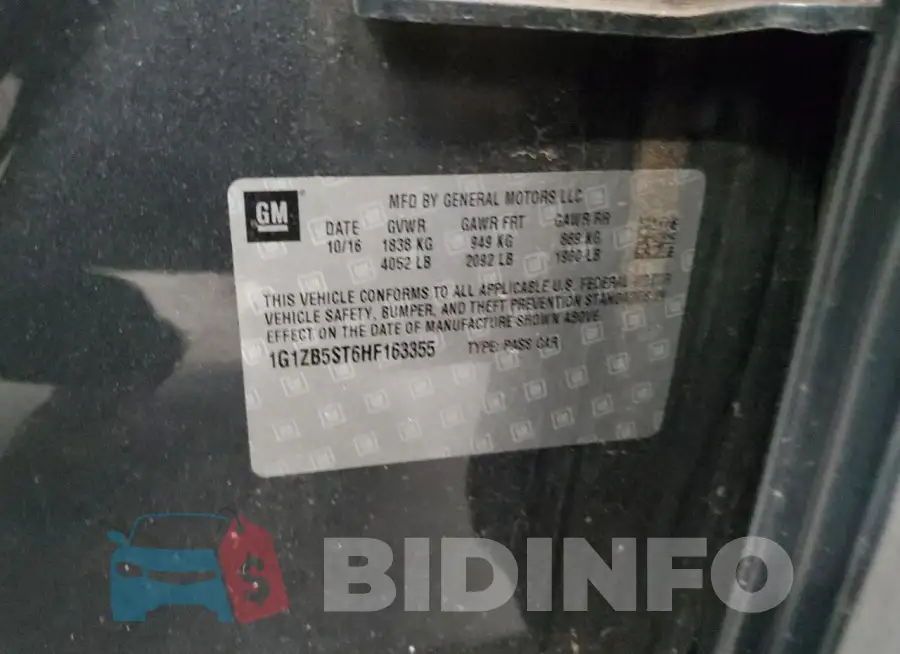 1G1ZB5ST6HF163355 Photo# 12